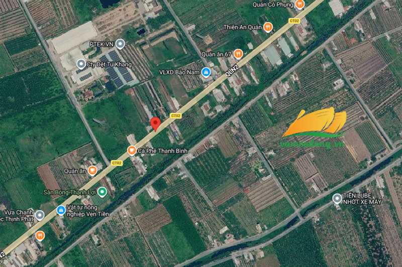 27.458.01 1300m2 đất vườn MT Quốc lộ N2